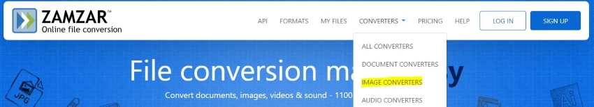 zamzar image converters