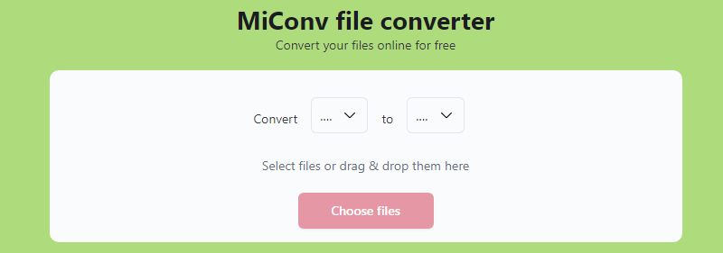 miconv interface