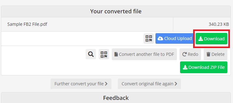 online convert download pdf