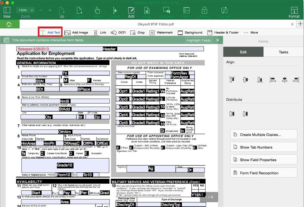 form filling software for mac