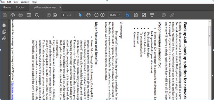 rotate pdf document permanently