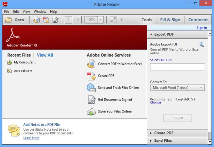 can i still download adobe reader xi