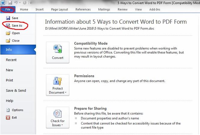 microsoft word to pdf free converter