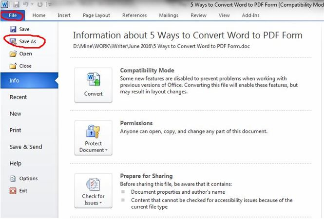 convert pdf to word 2010 freeware