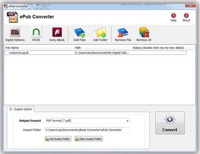 Utilize Professional ePub to PDF Converter for Mac