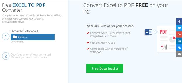 convert pdf file to excel online free no email
