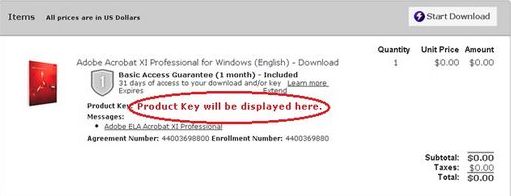 serial number key adobe acrobat 9