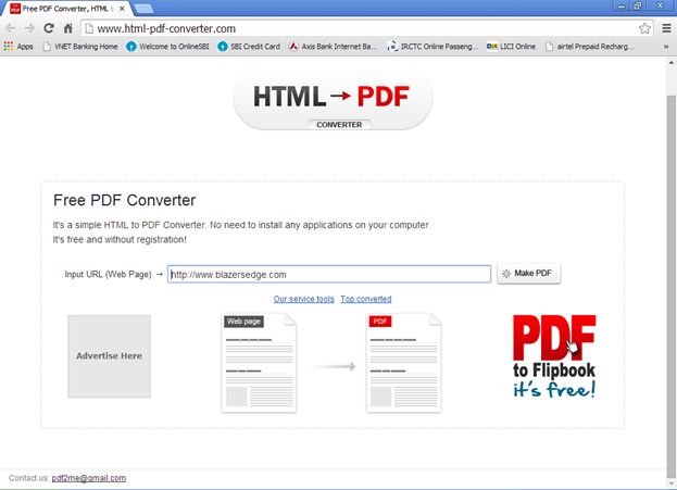 compiled html to pdf