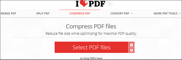 compress pdf online i love pdf