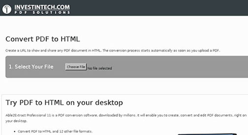 Pdf To Html Converter Online Free