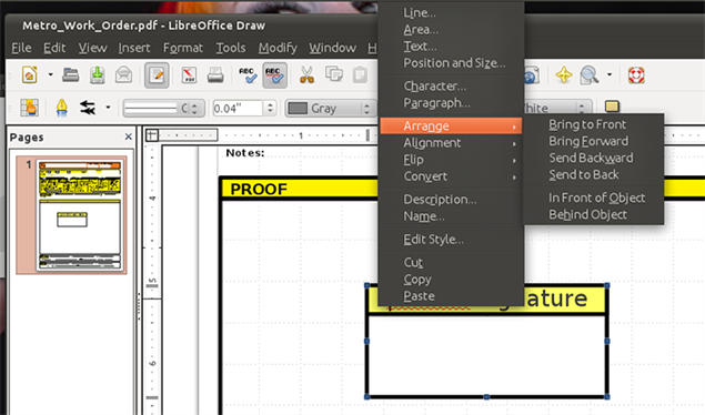 libreoffice pdf editor add page numbers