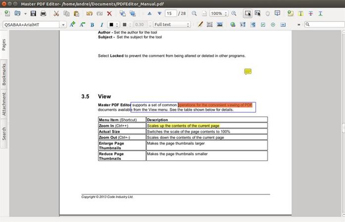 download master pdf editor for ubuntu