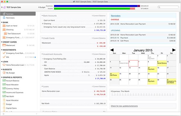 compare home banking software for mac