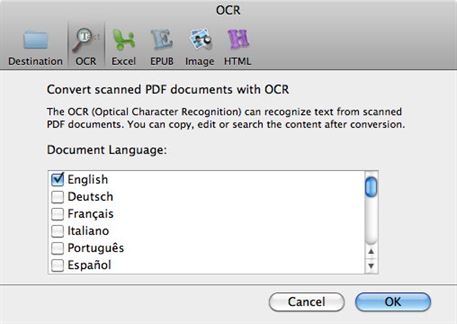 start pdf converter to ocr pdf