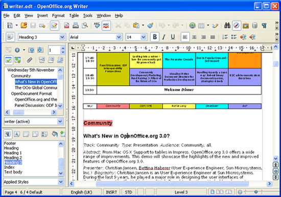 openoffice pdf dimensions