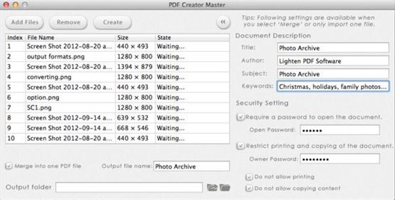 pdf creator macbook