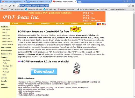 pdf creator software for windows 7