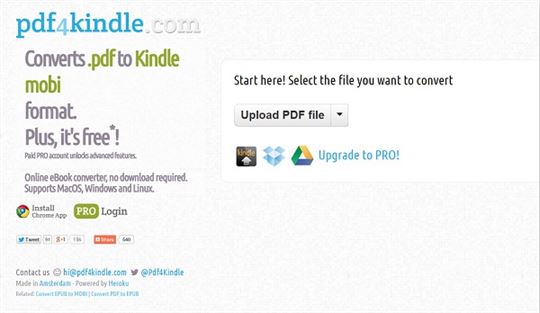 import pdf into kindle for mac