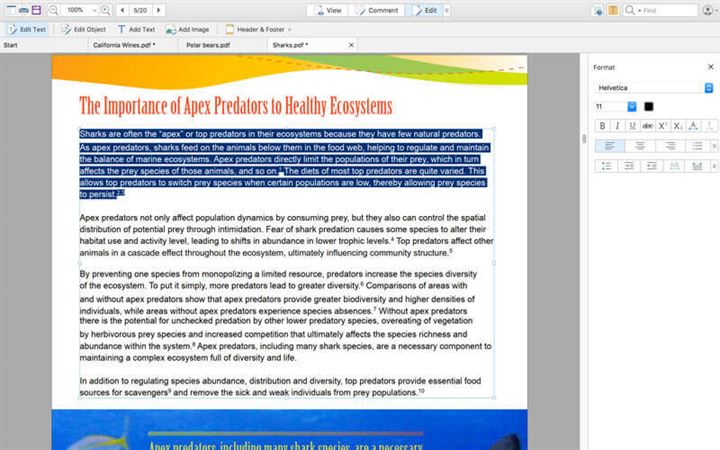 Free pdf editing software for mac download