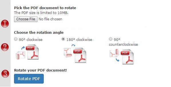 online rotate pdf document