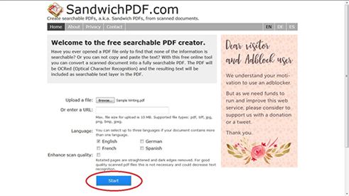 adobe acrobat make pdf searchable