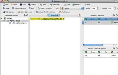 textspeech pro for mac os x
