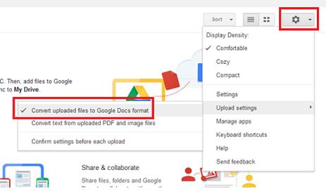 how to turn pdf to word with google docs