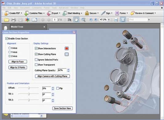 Как включить 3d содержимое в adobe acrobat