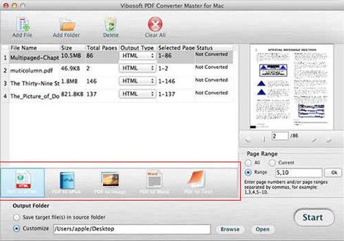 how to change pdf to pages on mac