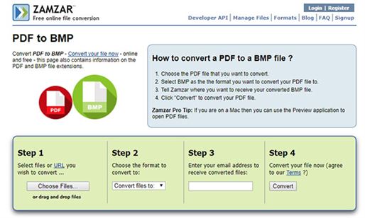 zamar pdf to bmp